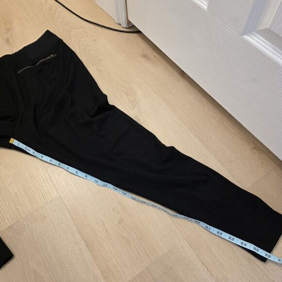 ModCloth Black Stretchy Skinny Elastic Waist Pull On Sleek Dress Pants Size 1X - Picture 7 of 8